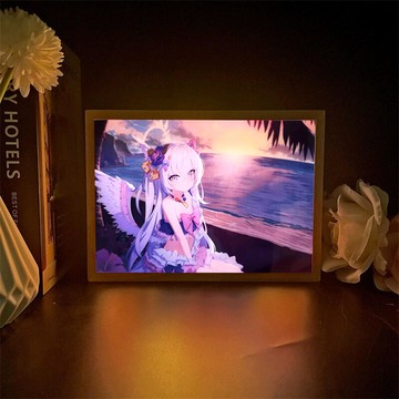 新品上市!!碧藍檔案周邊模型白洲梓空崎日奈模型擺件生日禮物小夜燈燈光畫