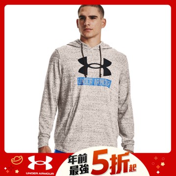 【UNDER ARMOUR】UA 男 Rival Terry連帽長袖套頭衫