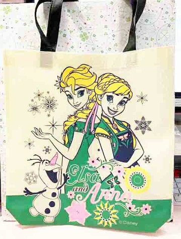【震撼精品百貨】冰雪奇緣 Frozen 迪士尼公主系列肩背袋/環保袋-愛紗#27000 震撼日式精品百貨