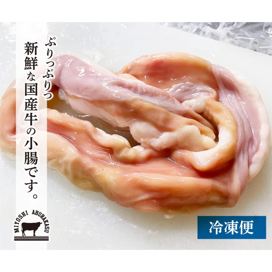 国産牛 小腸 1kg   こてっちゃん   もつ鍋   冷凍 ブロック