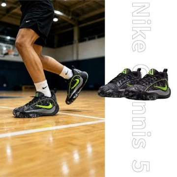 Nike Giannis Immortality 5 GS 煙灰螢光綠倒勾 GS 球鞋 大童鞋 IM7588-002