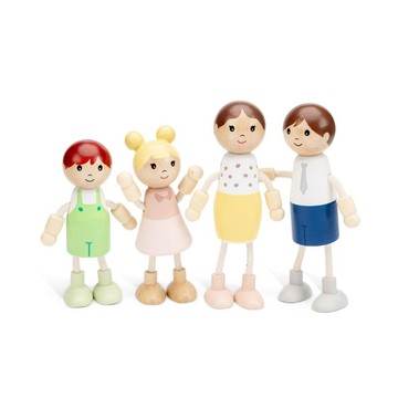 New Classic Toys 木製娃娃屋人偶-10741