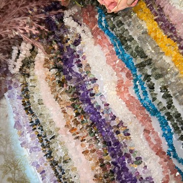 【隔日到貨】黃水晶 碧璽 綠髮 紫水晶 黑金超七 粉水晶 彼得石 藍磷灰 水晶 隨形 碎石項鍊