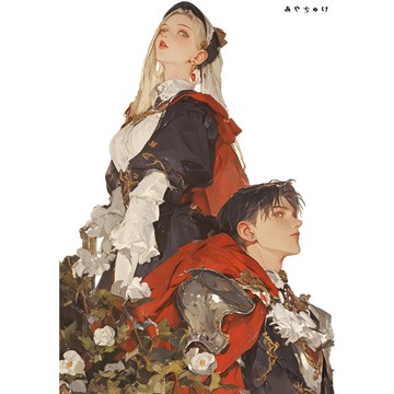 【2 月新品 3】07-113-0028 人物貼紙 兩人 奇幻風格