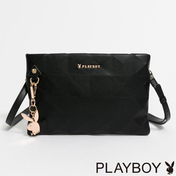 PLAYBOY - 斜側包  Quiet Luxury系列 - 黑色