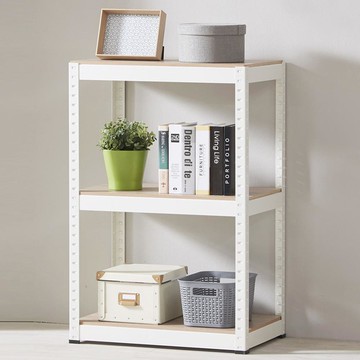 Tres Belle 簡易組裝角鋼層架  白色  600×400×900mm  3層