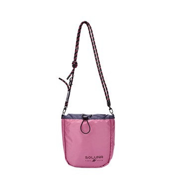 SOLUNA沉默馬蒂斯系列 側背束口隨身小包-盛開粉
