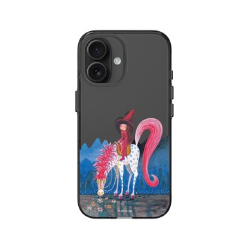 iPhone 16 Clear (相機按鈕) 酷墨灰 - 幾米 Jimmy Liao - 我的錯都是大人的錯-紅帽女孩