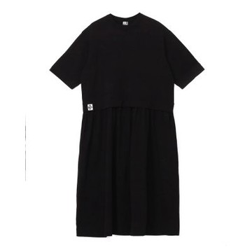 CHUMS Anti-Bug Gather One-Piece 女 防蟲短袖洋裝 黑色 CH181372K001