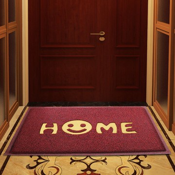 進門地墊玄關家用腳墊歡迎光臨入戶門門口絲圈地毯出入平安門墊