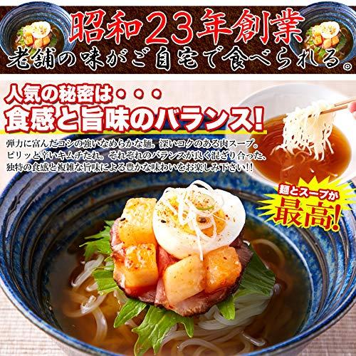 天然生活 盛岡冷麺 4食 (100g×4袋) スープ付 ピリ辛 冷麺 簡単調理 常温 SM00010380