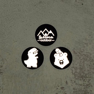 品牌經典-高反光 安全辨識 胸章 徽章 夜行 騎車 跑步必備