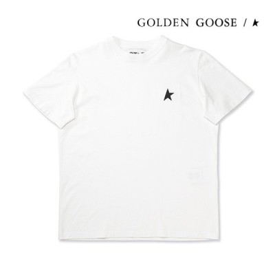 ゴールデングース GOLDEN GOOSE レディースＴシャツ ブランド ギフト ホワイトデー プレゼント OPTIC WHITE/BLACK（ホワイト／ブラック） GD-042