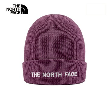 【情侶推薦款❤️】【The North Face 】北面 品牌刺繡字樣毛帽 中性款 紫 NF0A8A3D1NI
