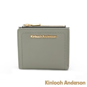 【Kinloch Anderson】Carol 壓扣短夾-鐵灰