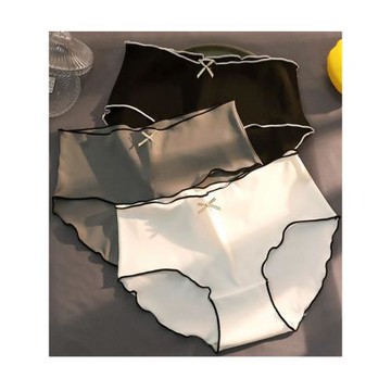 冰絲內褲女無痕薄款新款2024輕盈純色女士女生少女純棉襠三角短褲