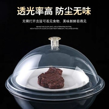 🥇展示食品蓋圓形餐蓋防摔防塵罩塑料蓋麪包蓋托盤蓋蛋糕蓋熟食蓋