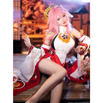 コスプレ衣装 原神げんしん風 八重神子 やえ みこ Yae Miko