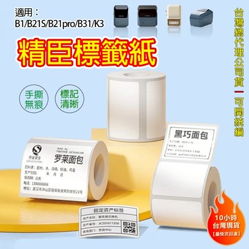 🔥 精臣標籖紙 精臣 B1 B21S B21pro B31 K3 標籤 圓形 線纜 彩色 防水貼紙 姓名 貼紙 標籤貼紙