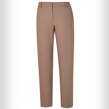 女款抗風保暖長褲(A6PA2532W黑/刷毛/抗風保暖/商務休閒)