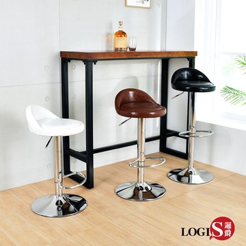 LOGIS邏爵家具 空間美學旋轉高腳吧台椅 吧檯椅 高腳椅