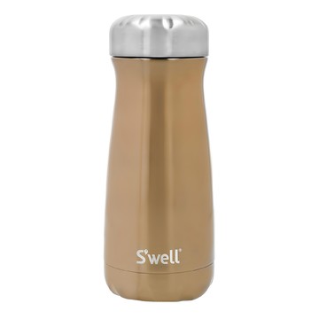S'well Traveler不鏽鋼保溫瓶  香檳金  470ml  1個