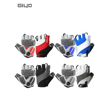GIYO騎行手套公路車山地車自行車半指減震春夏季短指單車裝備男女