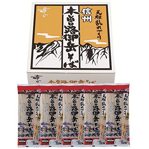 手土産・ギフトにはくばく 霧しな 木曽路御岳そば 1箱(200g×5袋入)