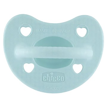 chicco LUXE 矽膠拇指型安撫奶嘴 小  2-6M  湖水綠  1個