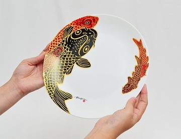 大號圓盤 Carp is Dragon in heaven