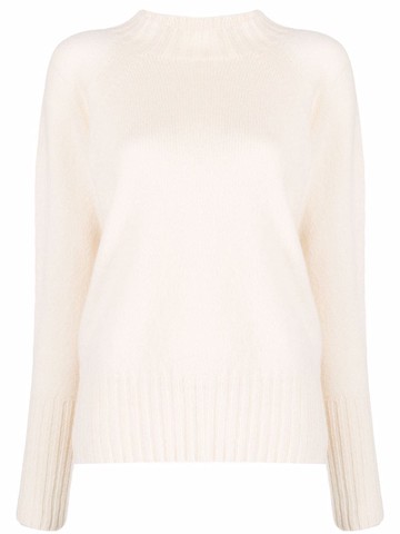 Drumohr - ribbed lambswool jumper - women - Lambs Wool - M - White