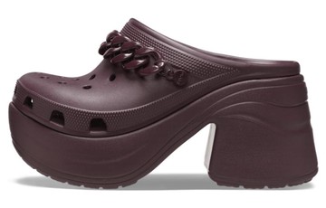 WMNS CROCS SIREN CHAIN CLOG DARK CHERRY