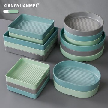 祥源美餐具密胺盤子商用小龍蝦專用盤海鮮火鍋店菜盤仿瓷塑料餐盤