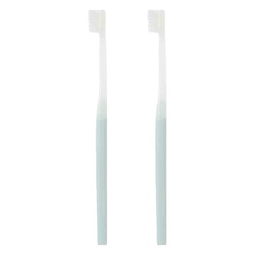 MUJI 無印良品 可替換刷頭的牙刷 一般刷頭 一般刷毛 藍色  2支  1入