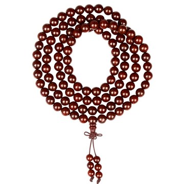 佛珠 印度小葉紫檀手串108顆4/5/6/7/8mm男士女款佛珠文玩檀香木手鍊【MJ15847】