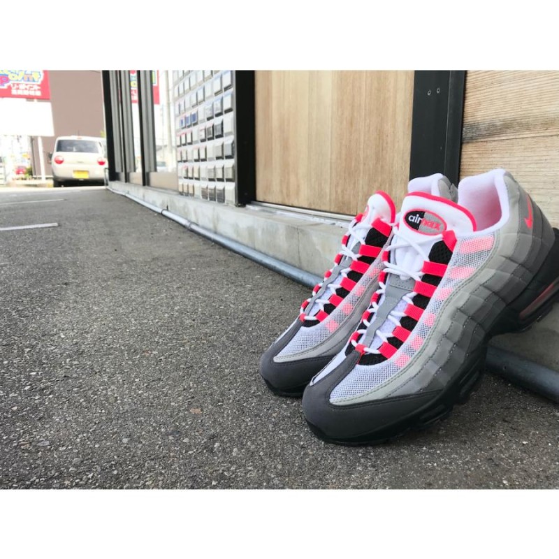 Air max shop 95 white/solar red/granite/dust