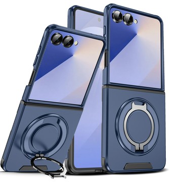 適用三星Z Flip 6手機殼flip7新款旋轉車載支架保護殼鑫弘-3C數碼