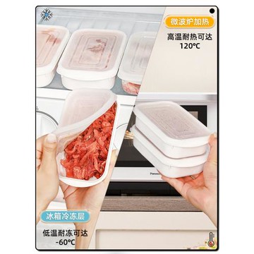 日式冰箱收納盒肉類專用冷凍保鮮盒食品級雜糧米飯蔥姜蒜分裝盒子