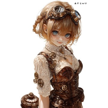 【5 月新品 5】07-124-0160 人物貼紙 蒸汽龐克風格