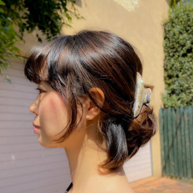 acca ヘアクリップ ベージュ-