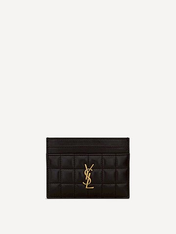 Saint Laurent Cassandre Matelassé Card Holder