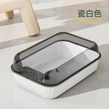 貓砂盆超大號防外濺全半封閉式小號幼貓貓廁所寵物貓咪用品貓廁所