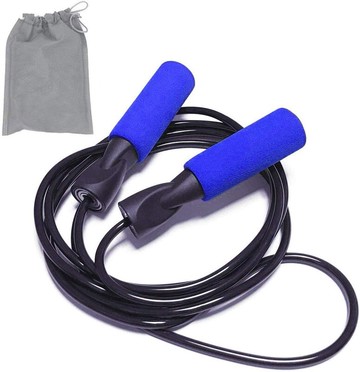 【日本代購】FEELCAT 專業跳繩 (防滑 防打結 長度可調整) FC1801 藍色