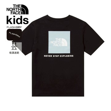 兒童黑色FLASHDRY速乾短袖T恤｜8GVWJK3