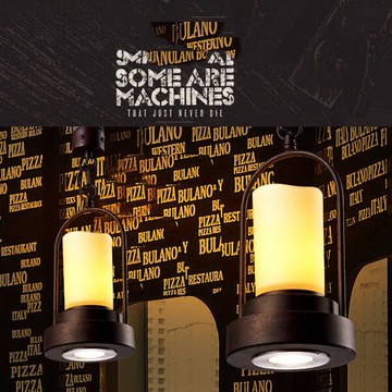 【威森家居】美式 鐵架蠟燭吊燈 現貨實木鐵藝工業風現代簡約復古吸頂燈檯燈壁燈大廳客廳臥室燈具LED設計師 L171038