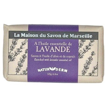 La Maison 馬賽皂之家 溫和修護 香氛精油面膜皂 薰衣草  125g  4顆