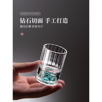創意二兩白酒杯家用輕奢玻璃分酒器套裝2兩品酒杯子中式口杯酒具