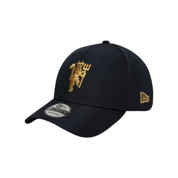 NEW ERA 9FORTY 940 MANCHSTR UNITED 曼聯 海軍藍/金 足球 尼龍材質 老帽 棒球帽
