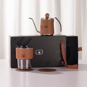 手沖咖啡壺套裝掛耳沖泡壺節日送禮禮品咖啡杯細嘴壺禮盒
