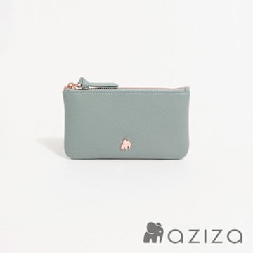 aziza 鑰匙零錢包 鬱蔥綠